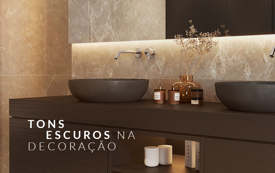Como usar tons escuros na decoração de interiores