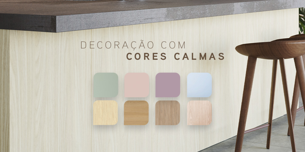 Decoração com cores calmas: confira padrões ARAUCO para fazer a sua
